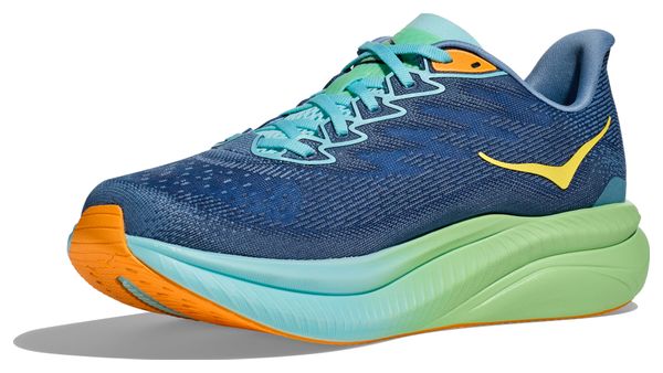 Blue/Green Hoka Mach 6 Running Shoes for Men
