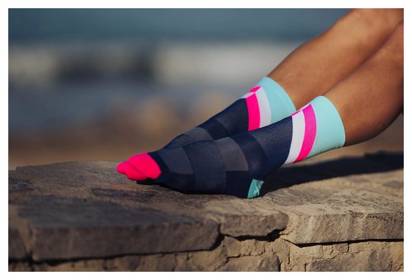 Chaussettes Incylence Ultralight Apex Bleu/Rose