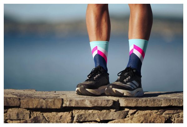 Chaussettes Incylence Ultralight Apex Bleu/Rose
