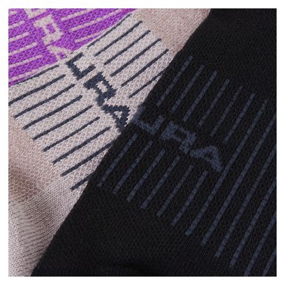 Calzini Endura Coolmax Race da donna viola/grigio/nero (confezione da 3)