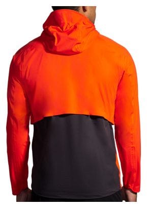 Chaqueta impermeable Brooks High Point Roja Hombre