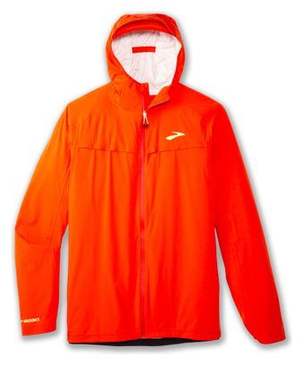 Chaqueta impermeable Brooks High Point Roja Hombre