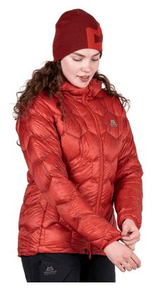 Mountain Equipment Xenith Hooded Down Jacket, Red, Women's