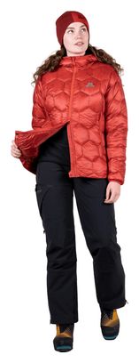 Mountain Equipment Xenith Hooded Down Jacket, Red, Women's