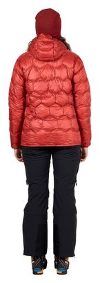 Mountain Equipment Xenith Hooded Down Jacket, Red, Women's