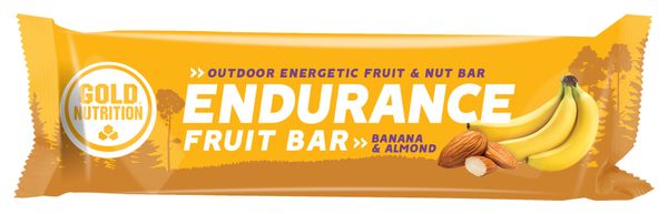Barre énergétique GoldNutrition Endurance Fruit Bar Amande Banane 40g