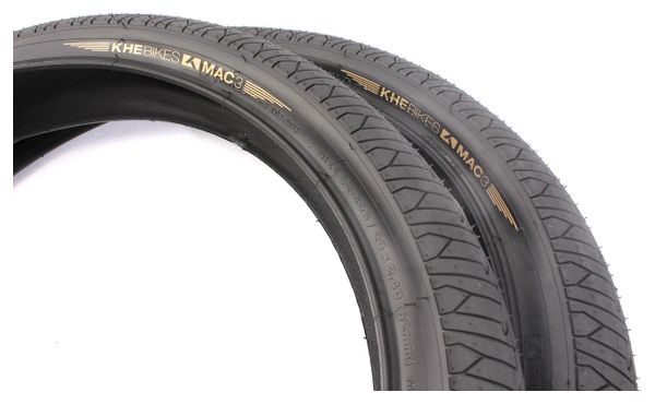 Pneus BMX 2x MAC3 + 2x Chambre à air Schwalbe Aerothan