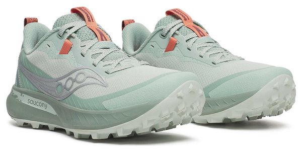Chaussures Trail Saucony Peregrine 15 Vert Femme