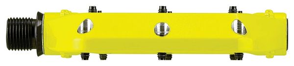 Pair of Spank Spoon DC Flat Pedals Yellow