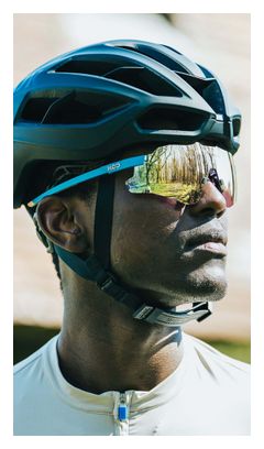 Unisex-Brille KOO Nebula Midnight Blue Matt / Photochromic Rose Gold Mirror