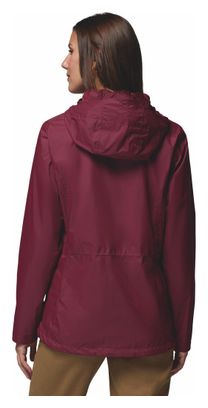 Veste Imperméable Femme Columbia Pouring Adventure III Bordeaux
