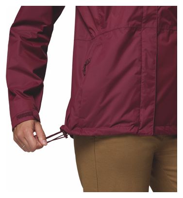 Veste Imperméable Femme Columbia Pouring Adventure III Bordeaux