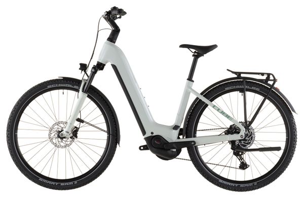 Cube Nuride Hybrid Performance 600 Easy Entry Electric Trekking Bike Shimano Cues 10S 600 Wh 29'' Desert Stone Beige Green 2026