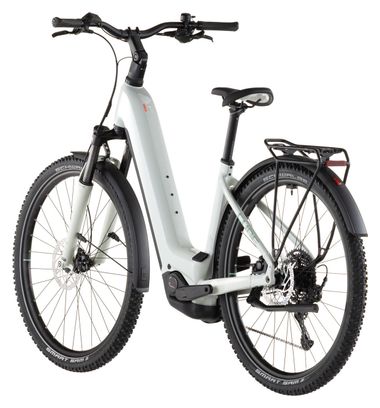 Cube Nuride Hybrid Performance 600 Easy Entry Electric Trekking Bike Shimano Cues 10S 600 Wh 29'' Desert Stone Beige Green 2026