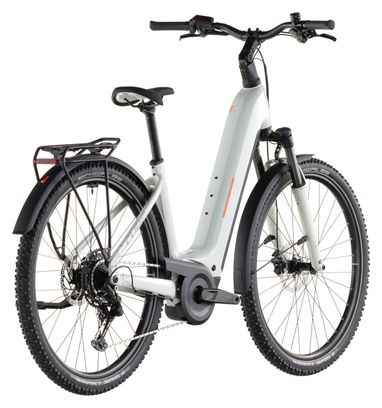 Cube Nuride Hybrid Performance 600 Easy Entry Electric Trekking Bike Shimano Cues 10S 600 Wh 29'' Desert Stone Beige Green 2026