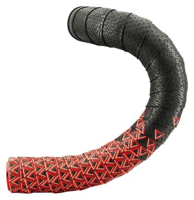 Nastro Manubrio Deda Loop Nero/Rosso con Tappi