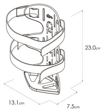 Dom Gorilla Cage II Bolsa Mount Negro