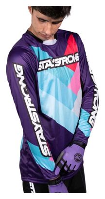 Maillot Staystrong Chevron Violet Adulte T.M