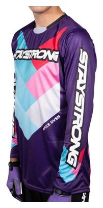 Maillot Staystrong Chevron Violet Adulte T.M