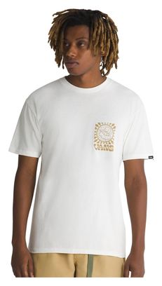 T-Shirt Vans Sun And Surf Blanc / Jaune