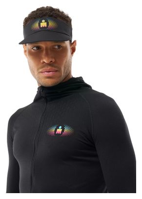 Felpa con cappuccio e cerniera Compressport 3D Thermo Ironman 2026, nera, unisex