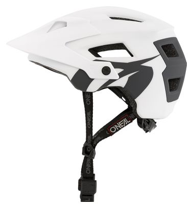 Casque AM O'Neal Defender Solid Blanc / Gris