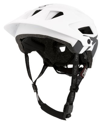 AM O&#39;Neal Defender Solid White / Gray Helmet