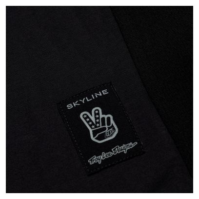 Camiseta de manga larga Troy Lee Designs Skyline Ride Negra