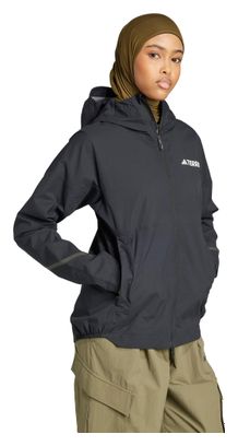 Chaqueta impermeable adidas Terrex Xperior Negro, Mujer