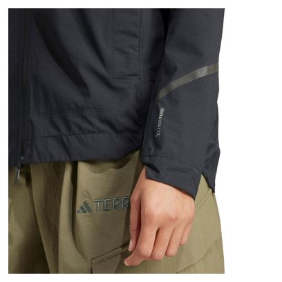 Chaqueta impermeable adidas Terrex Xperior Negro, Mujer