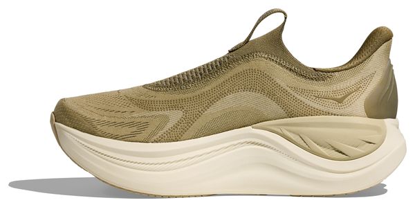 Hoka Skyward Laceless Khaki Men's Recovery Shoes