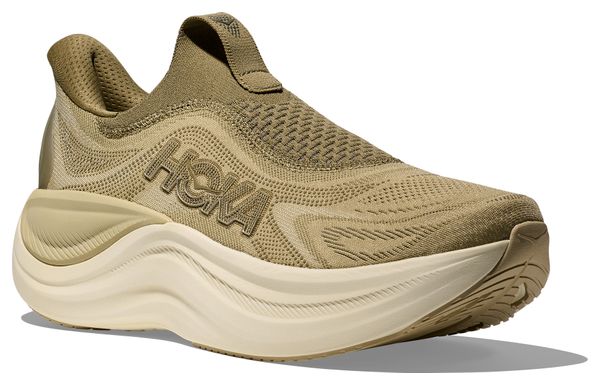Hoka Skyward Laceless Khaki Men's Recovery Shoes
