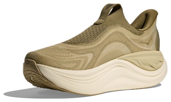Hoka Skyward Laceless Khaki Men's Recovery Shoes