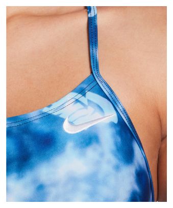 Traje de baño Nike Swim Hydrastrong Multi Print Azul Mujer
