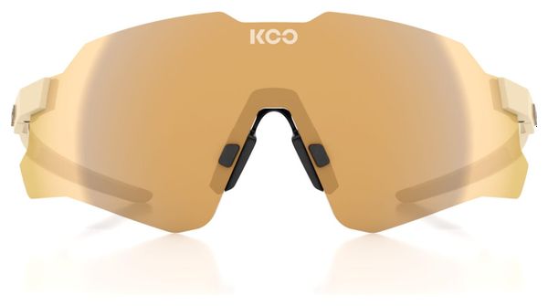 KOO Nebula Beige and Black Gold Glasses 