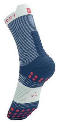 Chaussettes Compressport Pro Racing Socks V4.0 Run High Bleu 