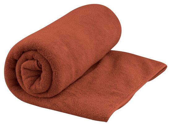 Sea to Summit Tek Mikrofaser-Handtuch in Rot – Größe L