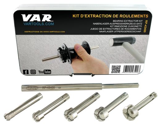 VAR hub bearings extraction kit