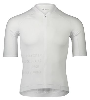 Poc Pristine Print Short Sleeve Jersey White