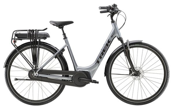 Vélo de Ville Électrique Trek District+ 2 Lowstep Shimano Nexus 7V 400 Wh 700 mm Gris 2023