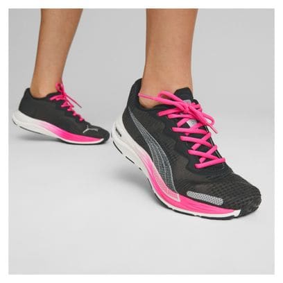 Velocity Nitro 2 Puma Running Shoes Black / Pink Women's