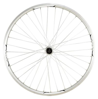 ROUE VTT 26  AR BLOCAGE K7 JANTE ARGENT MACH1 COMBO MOY.SHIM TX500 V-BRAKE 8/9/10V