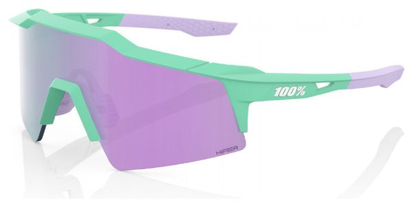 100% Speedcraft SL Soft Tact Brille Grün - Violette HiPER Mirror Scheibe