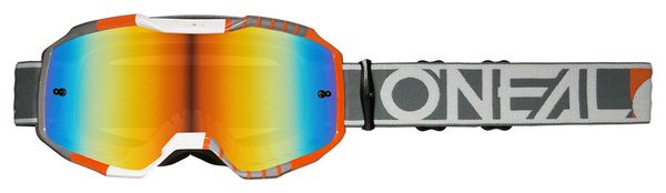 O'Neal B-10 Duplex Goggle Grey/Orange Radium Lens Red