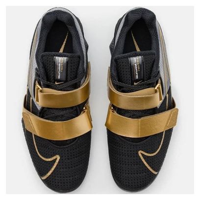 Chaussures de Cross Training Unisexe Nike Romaleos 4 Noir Or