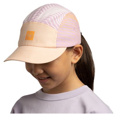 Buff 5 Panel Go Kindermütze Beige/Rosa