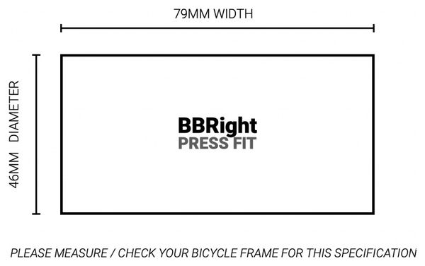 Movimento centrale Praxis M30 BBRight Road 79mmmm Road