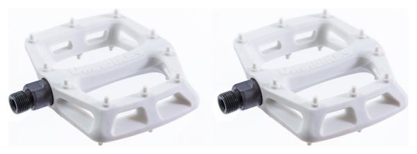 DMR Pair of Flat Pedals V6 White