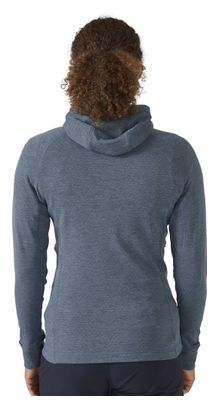 Rab Nexus Capucha Forro polar Azul Mujer