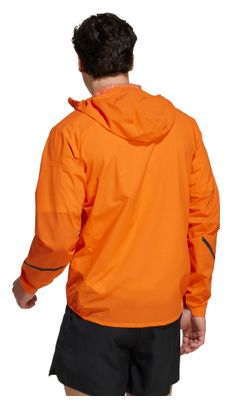Waterproof jacket adidas Terrex Xperior Light Rain Orange Homme